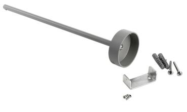 Preview: 3-Phasen Schienensystem - D Line Deckenabhängung starr (63,5cm) für 3-Phasen, Hellgrau