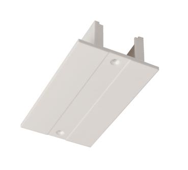 3-Phasen Schienensystem - D Line/Dali Einbau-Abdeckblende Längsverbinder, Weiß