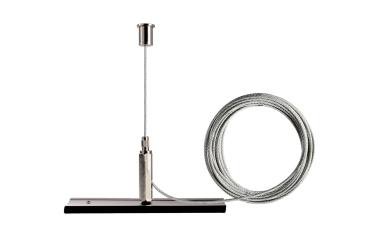 3-Phasen Schienensystem - D Line/Dali Seilabhängungshalter Mini mit 5,0m Abhängeseil