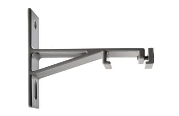 3-Phasen Schienensystem - D Line Wandhalterung, Hellgrau