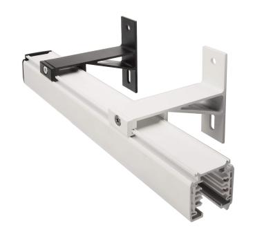 Preview: 3-Phasen Schienensystem - D Line/Dali Wandhalterung, schwarz