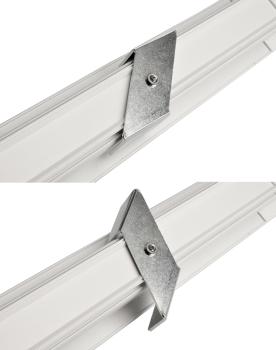 Preview: 3-Phasen Schienensystem - D Line/Dali Schnellmontagebügel für Einbauschiene