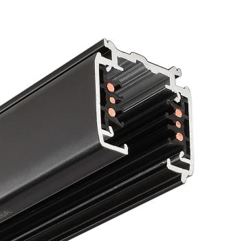 Preview: 3-Phasen Schienensystem - D Line DALI Aufbaustromschiene 3m, schwarz