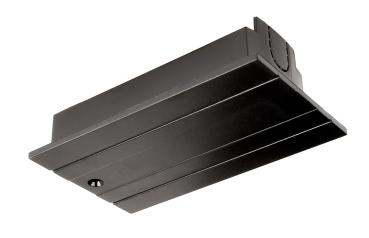 3-Phasen Schienensystem - D Line DALI Abdeckblende Einspeiser links/rechts, schwarz