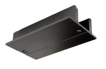 3-Phasen Schienensystem - D Line DALI Einbau-Abdeckblende Längsverbinder, schwarz