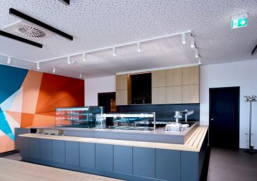 3-Phasen Schienensystem - D Line DALI 90°-Verbinder links-rechts mit Wechselmechanik, weiß