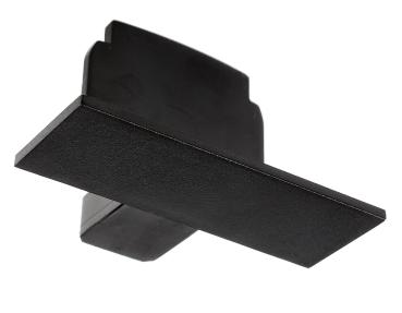 Preview: 3-Phasen Schienensystem - D Line DALI Endkappe für Einbauschiene, schwarz