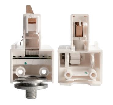 Preview: 3-Phasen Schienensystem - D Line DALI 3-Phasen Adapter für Leuchtenmontage, weiß