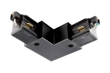 1-Phasen Schienensystem - D One 90°-Verbinder, rechts, schwarz