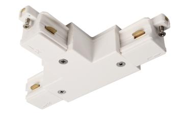 1-Phasen Schienensystem - D One T-Verbinder, links-rechts-rechts, weiß