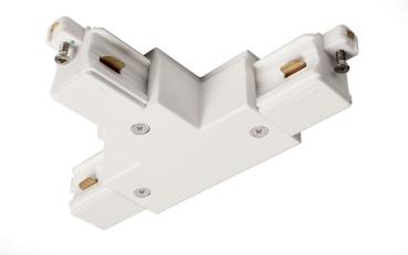 1-Phasen Schienensystem - D One T-Verbinder, rechts-links-links, weiß