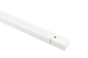 Preview: 1-Phasen Schienensystem - D-One Abdeckblende Aufbaustromschiene, 1m, weiß