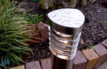 Preview: Pollerleuchte - Estada 1000 mm, 1x max. 11 W E27, Silber