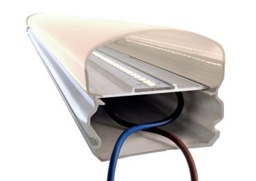 Feuchtraumleuchte - Tri Proof, 17 W, 4000 K, Weiß