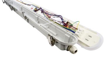 Preview: Feuchtraumleuchte - Tri Proof Basic, Motion, 36 W, 4000 K, Hellgrau