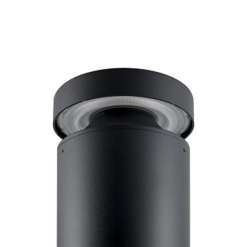 Pollerleuchte - Faro 100, 24 W, DALI, 3000 K, grau