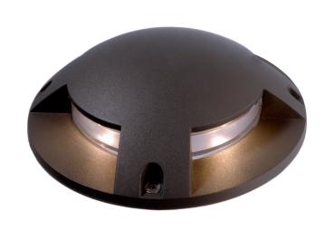 Preview: Bodenaufbauleuchte - Helios IV, 5,5 W, 3000 K, Dunkelgrau