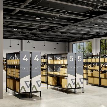 Hallenstrahler - Highbay Basic, 210/160/110W, DALI, 4000/4500/5700K, Schwarz