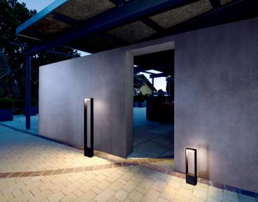 Pollerleuchte - Cata V 700 mm, 4 W, 3000 K, dunkelgrau