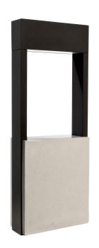 Pollerleuchte - Chertan 450 mm, 13 mm, 3000 K, Grau