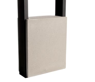 Pollerleuchte - Chertan 450 mm, 13 mm, 3000 K, Grau