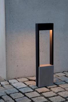 Pollerleuchte - Chertan 600 mm, 13 mm, 3000 K, Grau