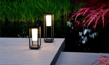 Solaraufbauleuchte - Samas Solar Motion 500 mm, 2,2 W, 3000 K, Grau