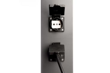 Preview: Energieverteiler - Facado Socket 650 mm, 1x max. 20 W E27, Dunkelgrau