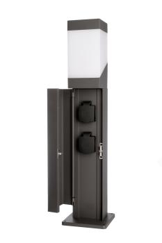 Preview: Energieverteiler - Puka Mana 620 mm, 3680 W, 1x max. 13 W E27, Grau