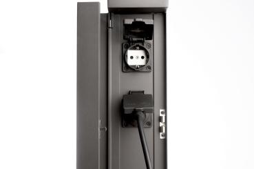 Preview: Energieverteiler - Puka Mana 620 mm, 3680 W, 1x max. 13 W E27, Grau