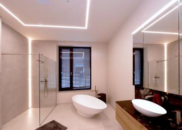 Preview: LED Stripe - D Flex Line Side-View, Neon, 24V-10W, 3000K, 5m, PU