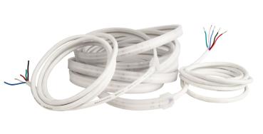 Preview: LED Stripe - Sauna, COB, 24V-15W, RGB+2700K, 5m, Silikon