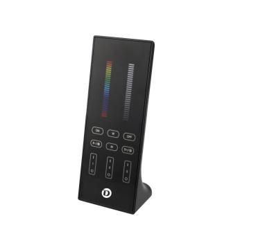 Steuerung RF - RF-smart, Standfernbedienung, schwarz, 3 Zonen, Single/CCT/RGB/RGBW/RGB+CCT