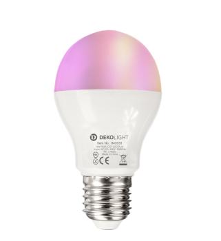 Preview: Leuchtmittel - RF-smart, E27, Rf+Zigbee, 6 W, RGB+2700-6500 K, 220 Grad
