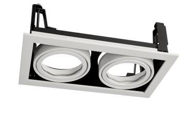 Mechanisches Systemzubehör - Kardanrahmen 2-fach für Modular System COB, 130x240 mm