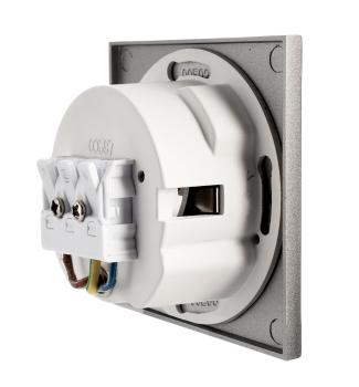 Preview: Mechanisches Systemzubehör - Abdeckung eckig Hellgrau für Alwaid