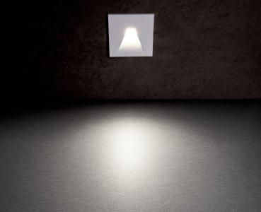 Preview: Mechanisches Systemzubehör - Abdeckung eckig weiß Winkel für Alwaid