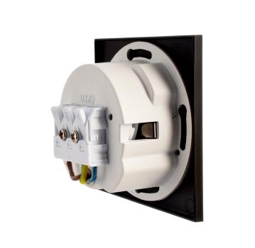 Preview: Mechanisches Systemzubehör - Abdeckung eckig schwarz Winkel für Alwaid