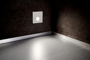 Preview: Mechanisches Systemzubehör - Abdeckung eckig weiß Auge für Alwaid