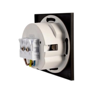 Preview: Mechanisches Systemzubehör - Abdeckung eckig schwarz Auge für Alwaid