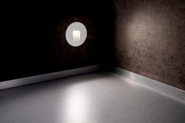 Preview: Mechanisches Systemzubehör - Abdeckung rund weiß Stufe für Alwaid