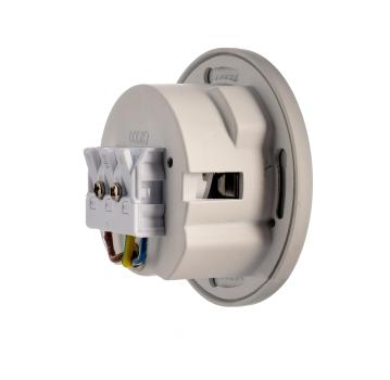 Preview: Mechanisches Systemzubehör - Abdeckung rund Hellgrau für Alwaid