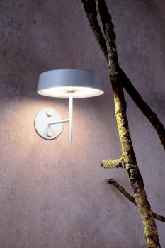 Preview: Mechanisches Systemzubehör - Wandhalter für Magnetleuchte Miram Hellgrau