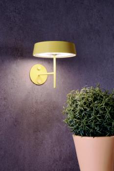 Preview: Mechanisches Systemzubehör - Wandhalter für Magnetleuchte Miram Gelb