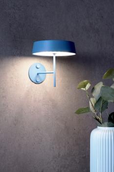 Preview: Mechanisches Systemzubehör - Wandhalter für Magnetleuchte Miram Blau