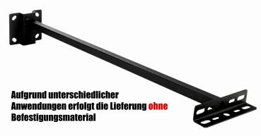 Preview: Mechanisches Montagezubehör - Wandausleger/Displayarm, Metall, Schwarz, 800 mm