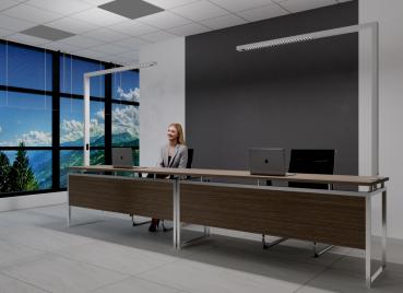 Preview: Mechanisches Systemzubehör - Montagesatz für Tischleuchte Office Three