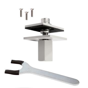 Mechanisches Systemzubehör - Montagesatz für Tischleuchte Office Three, Hellgrau