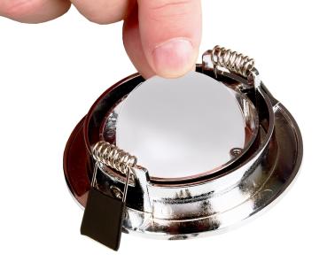 Preview: Mechanisches Systemzubehör - Streuscheibe satiniert für Dione