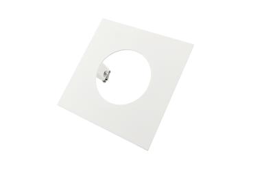 Mechanisches Montagezubehör - Reduzierring eckig 130/70 mm, Verkehrsweiß